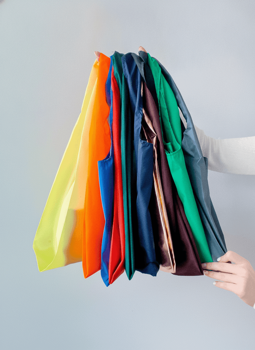 Packable Water-Resistant Nylon Tote