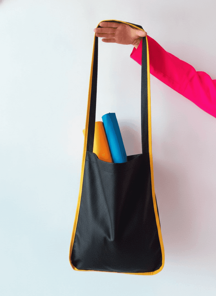 Spunbond Crossbody Tote Bag