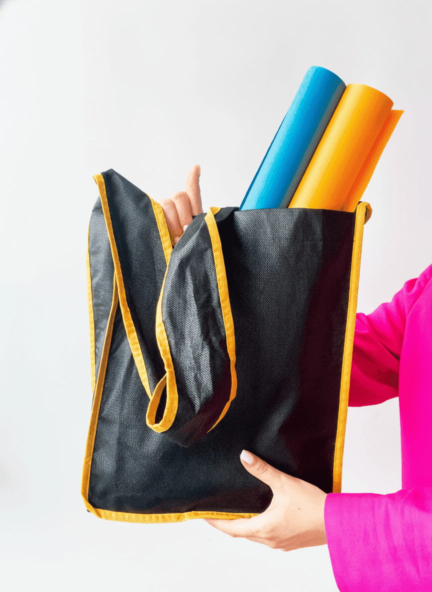 Spunbond Nonwoven Crossbody Tote Bag
