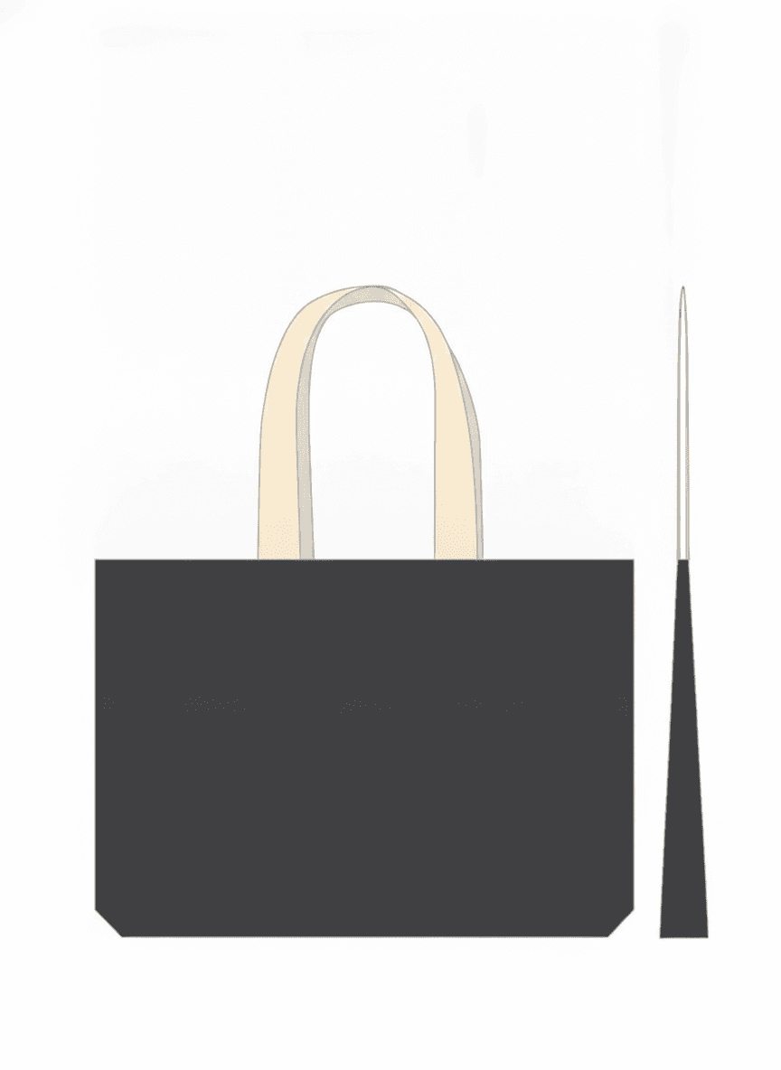 Lavasta Tote Bag with Light Handles