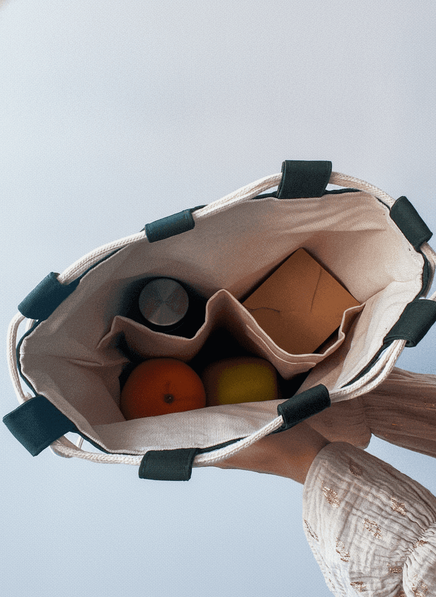 Canvas Backpack with Pockets