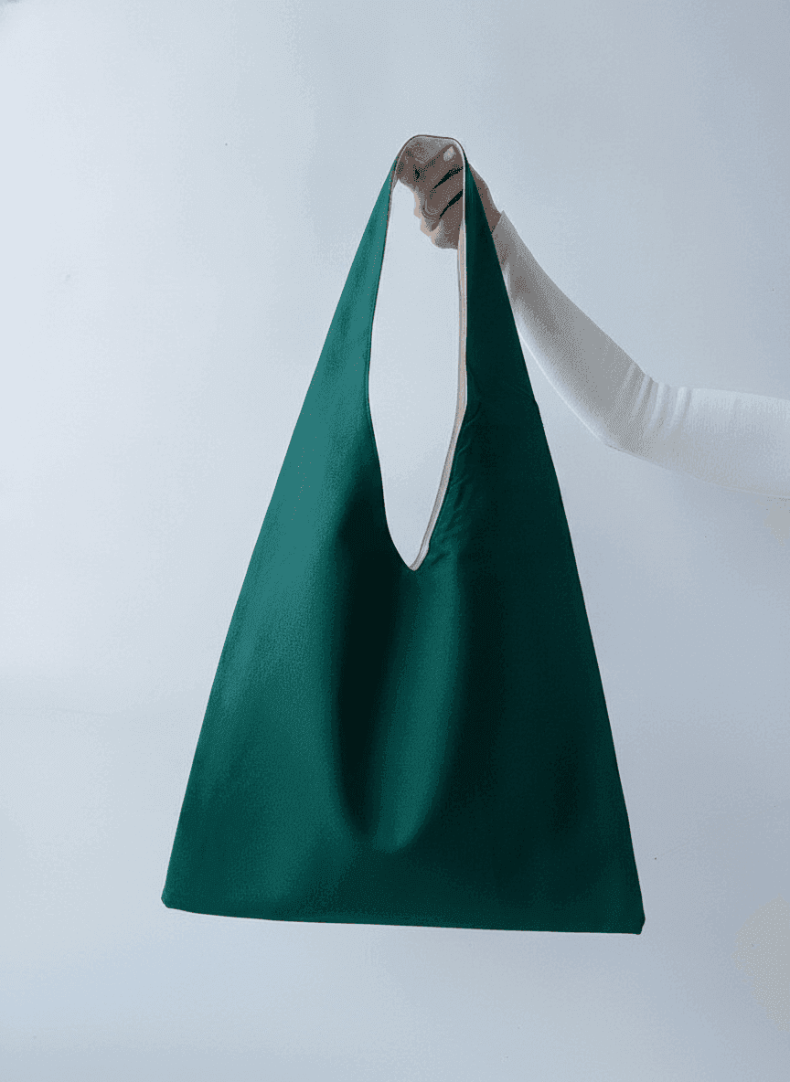 Heavy Cotton Twill Tote Bag with Long Strap