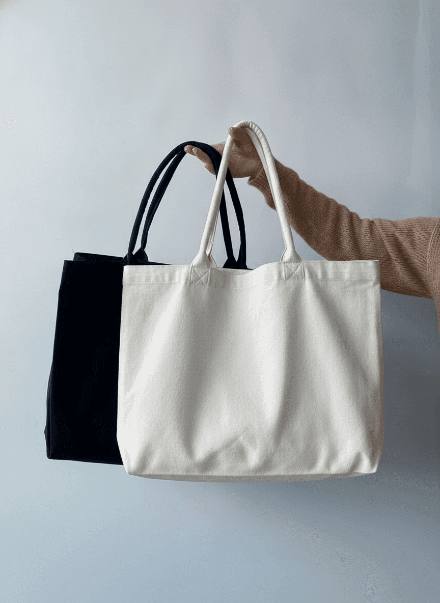 Twill Shopper Tote