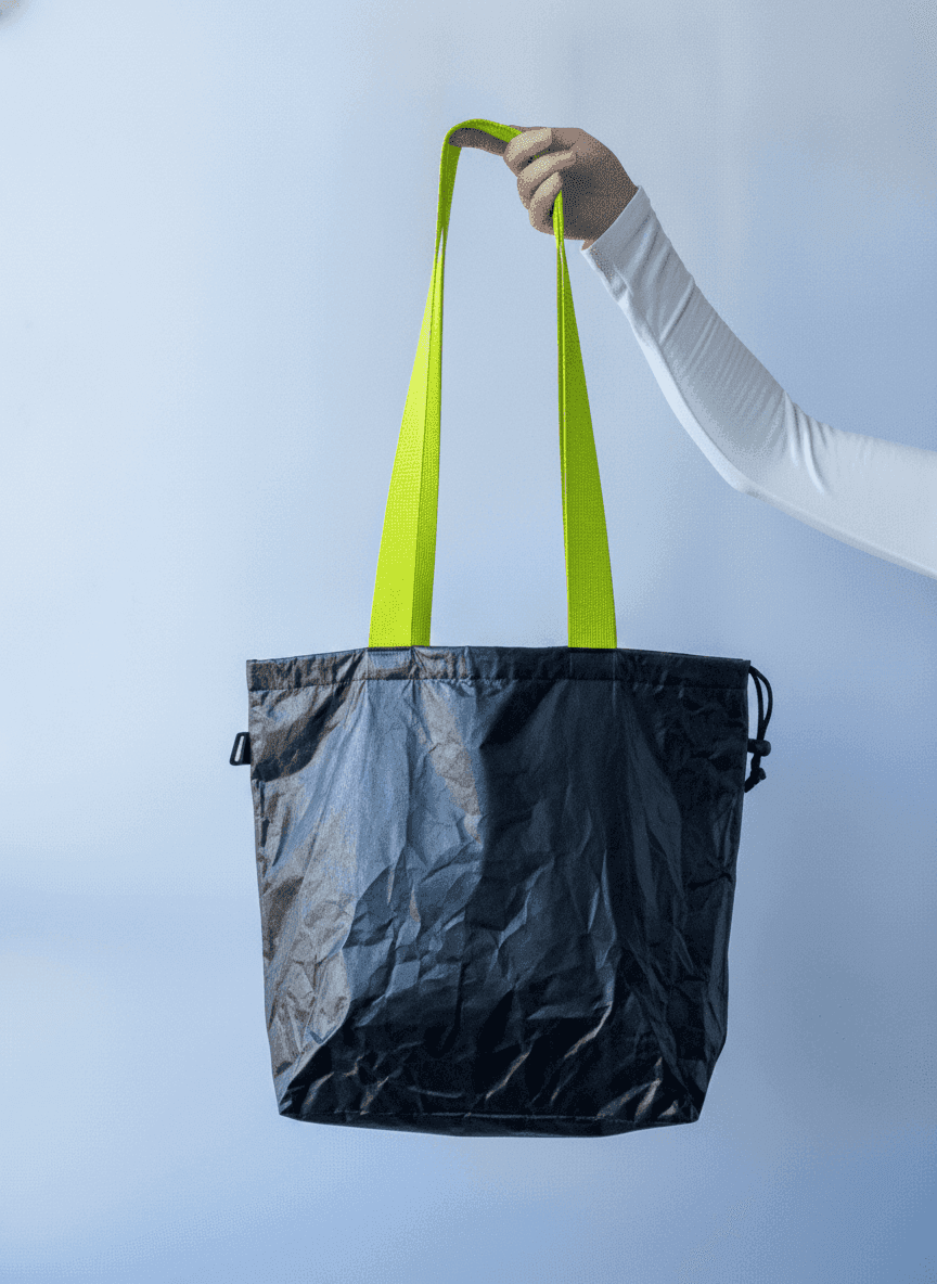 Water-Repellent Tyvek Tote Bag with Sturdy Handles