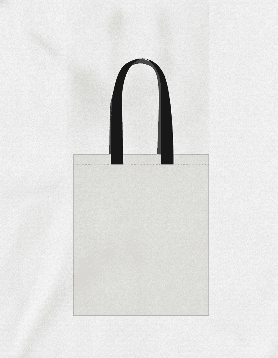 Eco Tote Bag - Semi-Panama Fabric