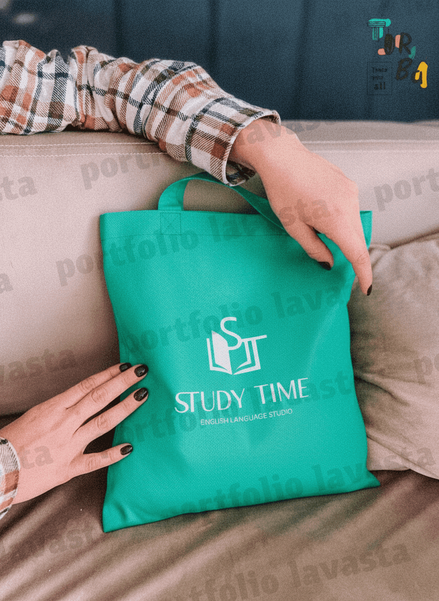 Green Nonwoven Tote Bag