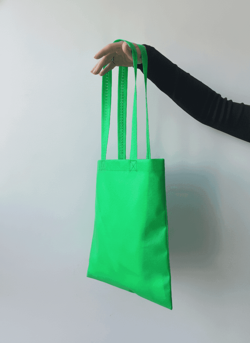 Green Spunbond Tote Bag