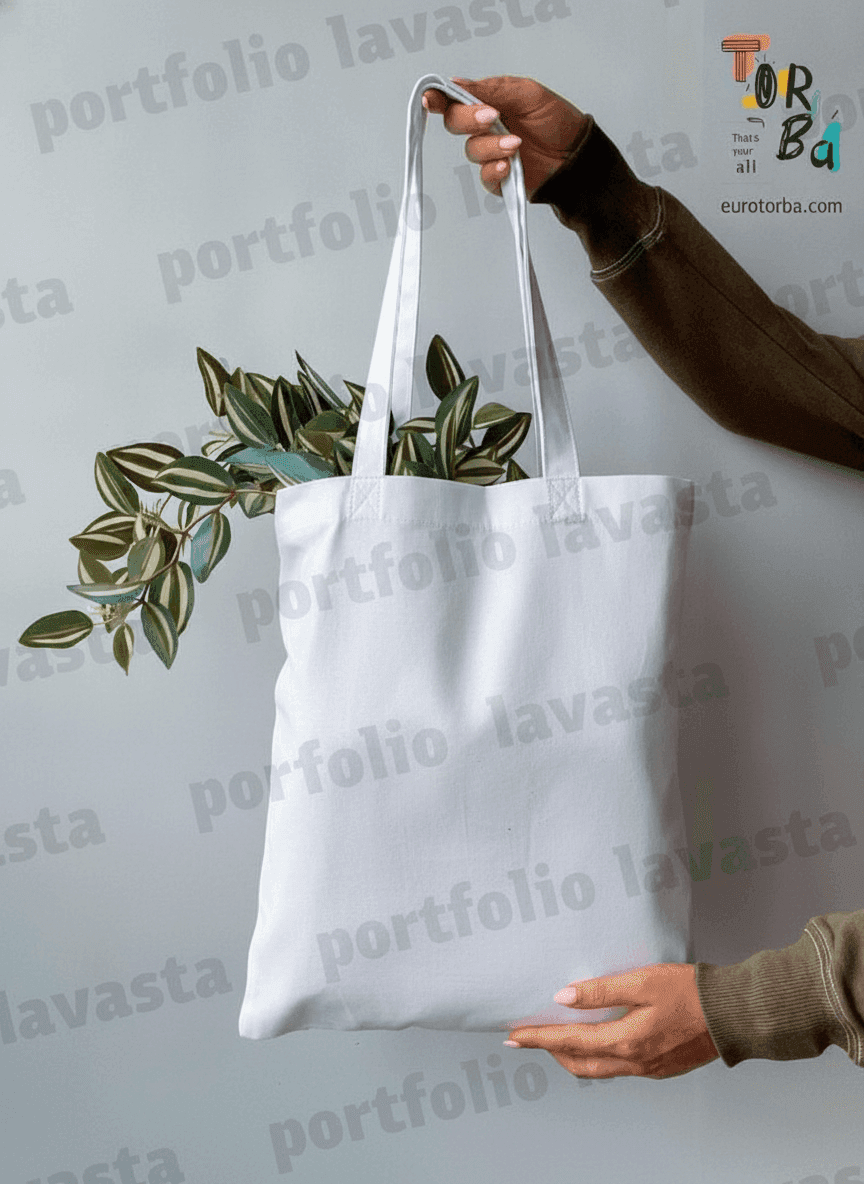 Snow White Twill Tote Bag