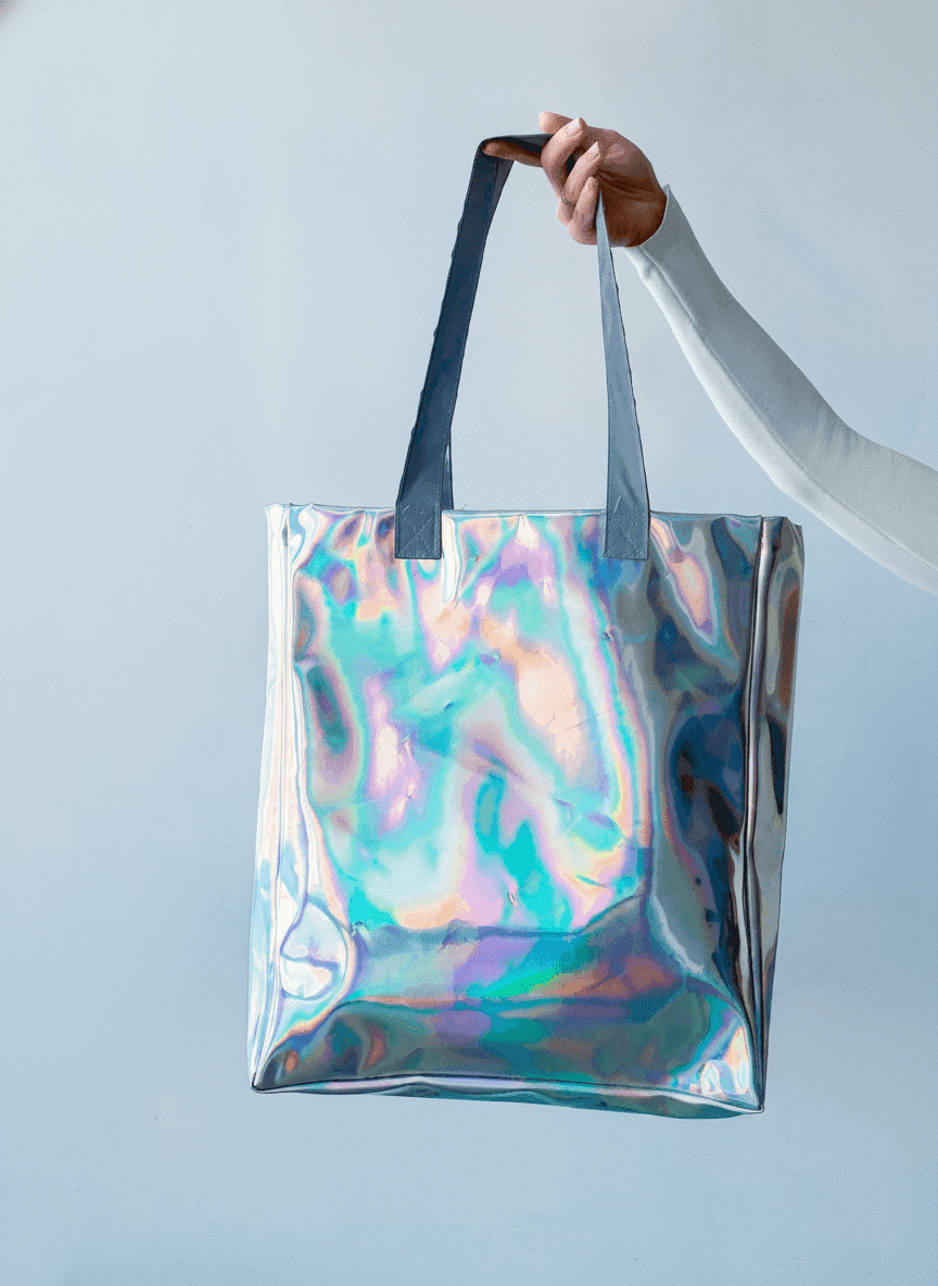 Holographic PVC Tote Bag