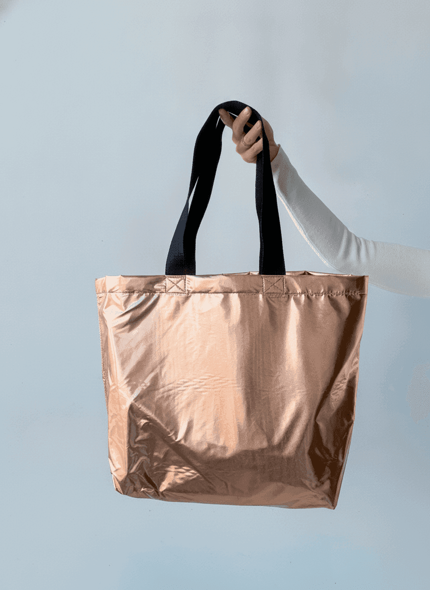 Bronze Waterproof Tote Bag, Printable
