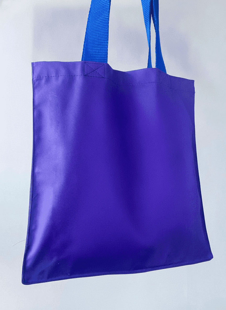 Purple Lavasta Tote Bag with Long Handles
