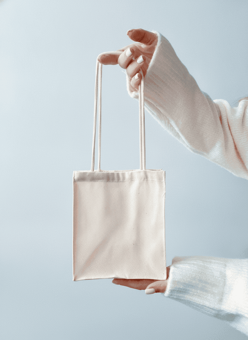 Small Heavyweight Cotton Tote Bag