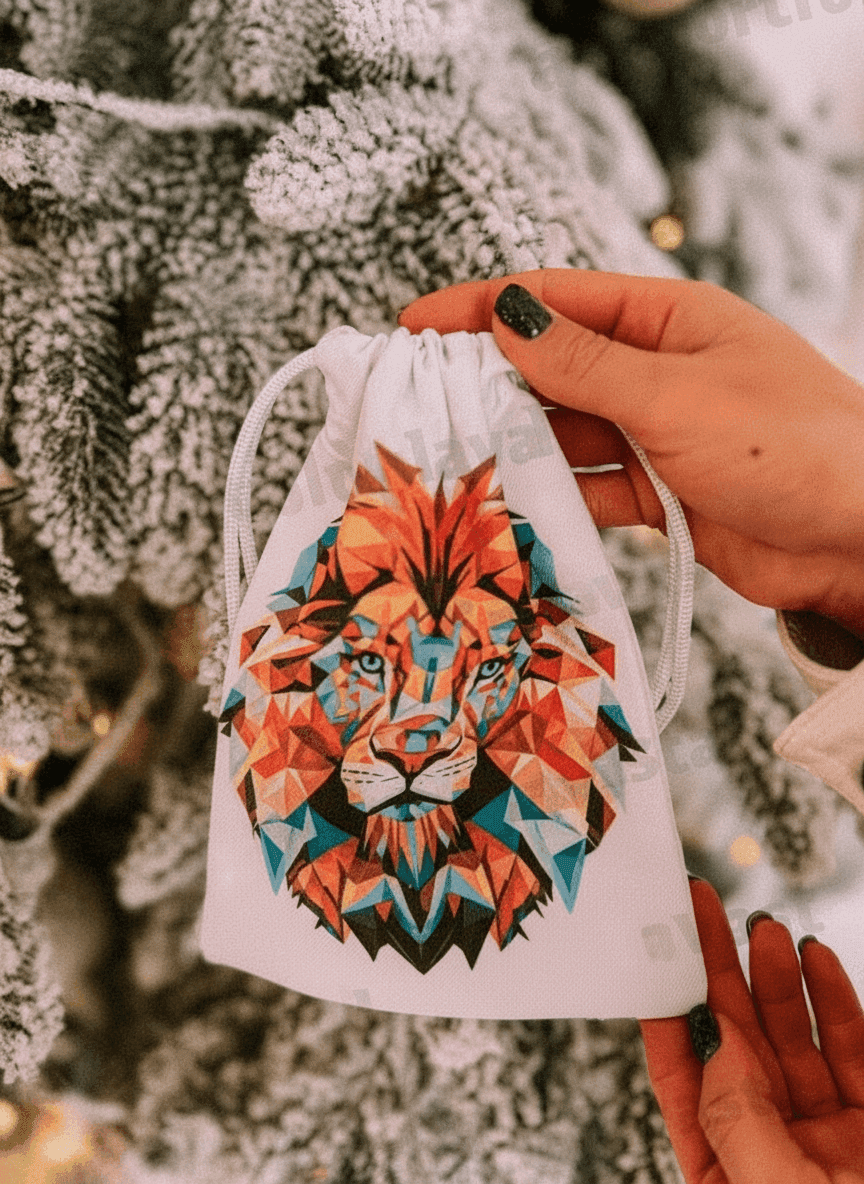 Snow White Heavyweight Cotton Pouch