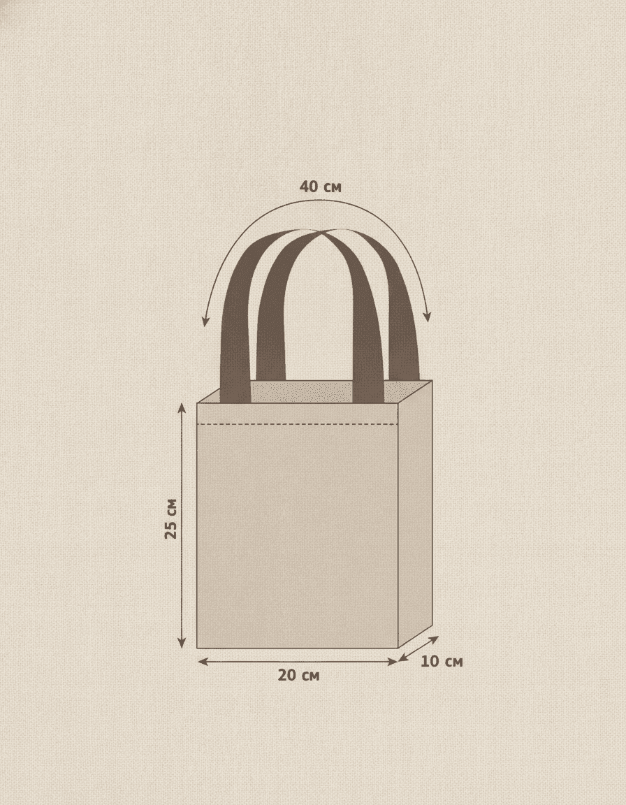 Brown Laminated Jute Tote Bag