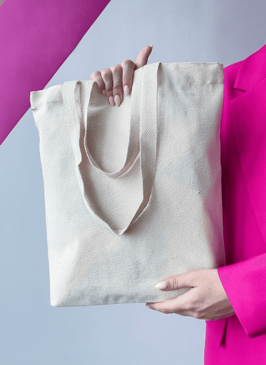 Light Tote Bag with Two-Ply Bottom
