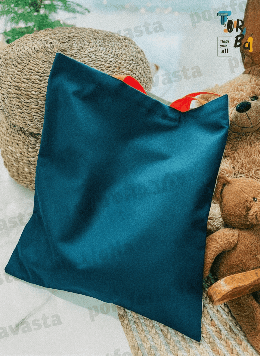 Lined Twill & Reflective Tote Bag