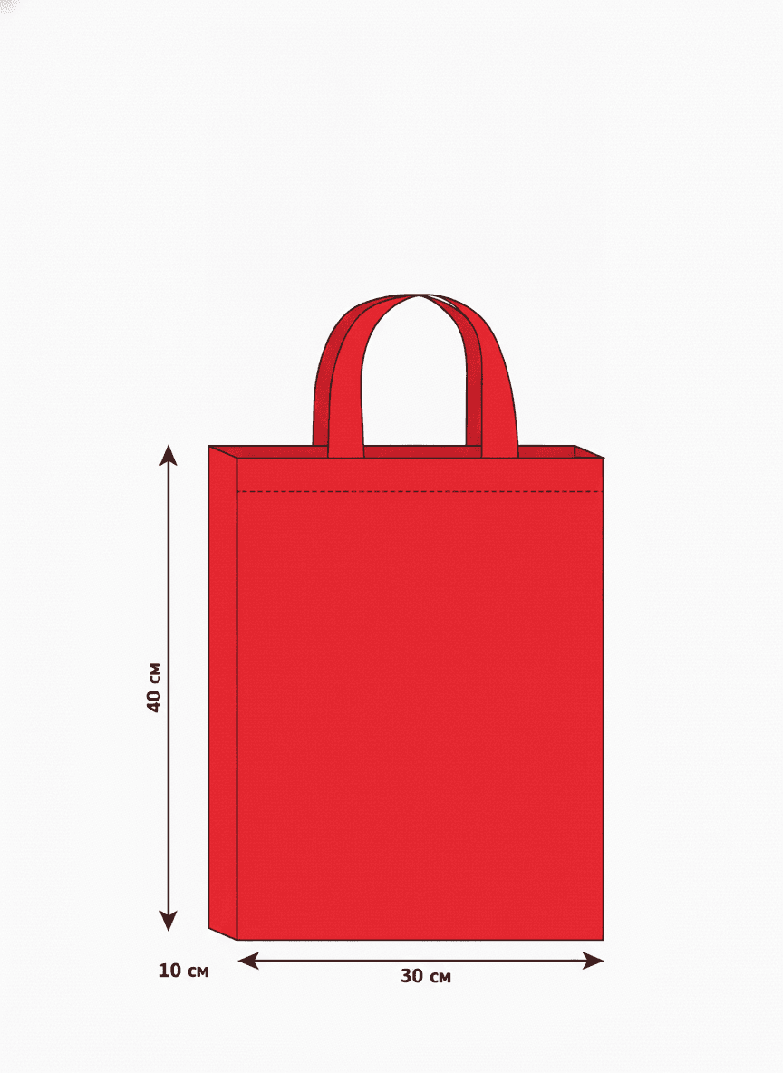 Large Oxford Insulated Lunch Bag - Red
