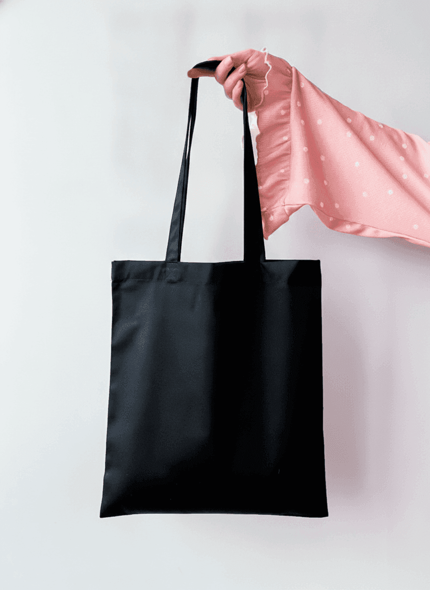 Black Eco Twill Tote Bag