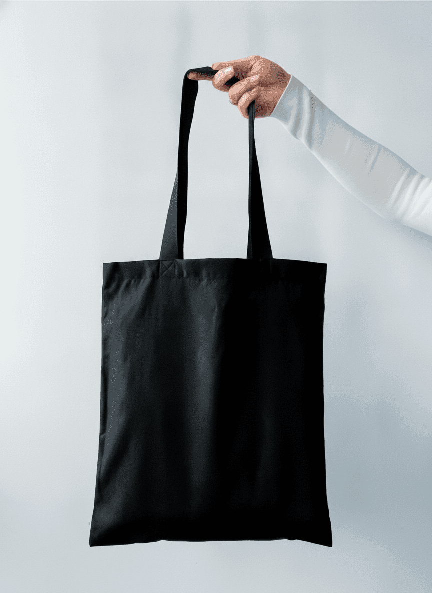 Printed Cotton Tote I Love Winter