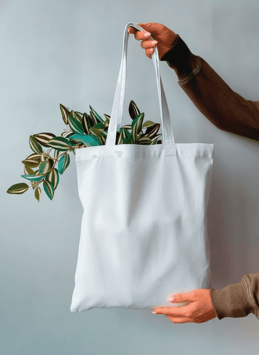 Snow White Twill Tote Bag