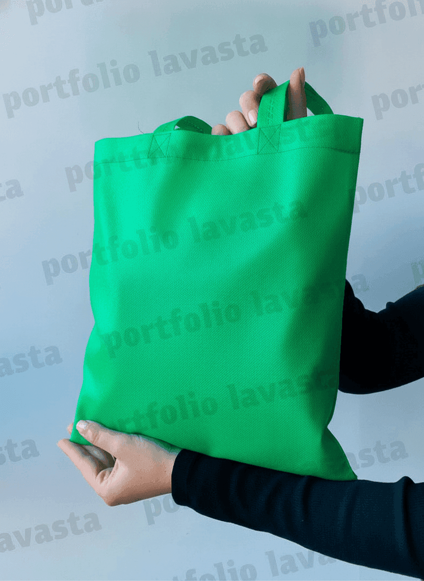 Green Spunbond Tote Bag